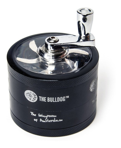 Bulldog Amsterdam Swing Grinder Moledor Metálico Negro 60mm 