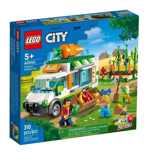 Lego City 60345 Furgoneta Del Mercado De Agricultores