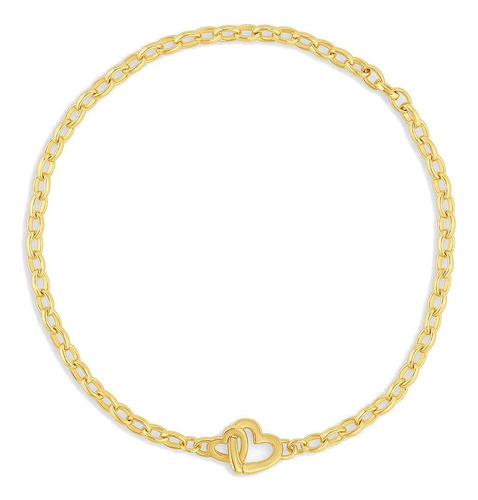 Gorjana Mini Pulsera Parker Heart Para Mujer, Chapada En Oro