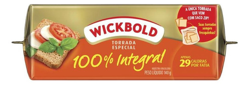 Torrada 100% Integral Wickbold 140g