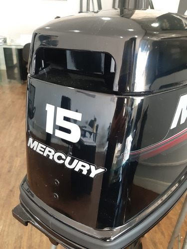 Motor De Popa Mercury 15hp Super 2 Tempos Pronta Entrega!