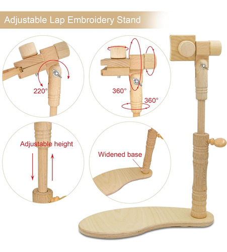 Soporte De Aro De Bordado Ajustable, Soporte De Punto De Cru