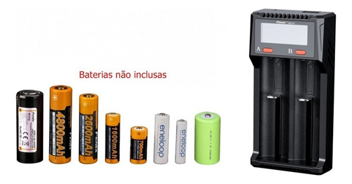 Cargador de pilas Fenix ARE-D2 - USB5Volts entrada