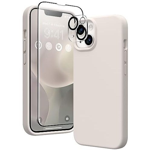 Funda Para iPhone 14 6.1 Stone Silicon-02