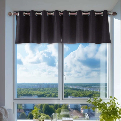 Cortinas Cortas Con Función De Bloqueo De Luz