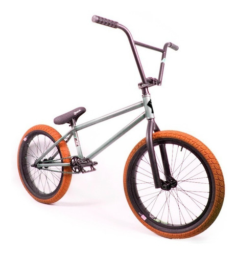 Bicicleta Bmx Street Chaos Gris Pro Bmx! Cubiertas De Color!