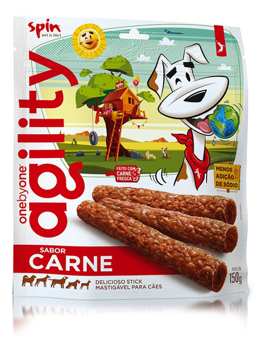 Petisco Agility Stick Cães - 150g - Carne