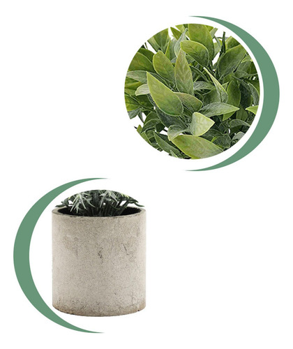 J Pequenas Plantas Artificiais, Planta Verde Em Vaso