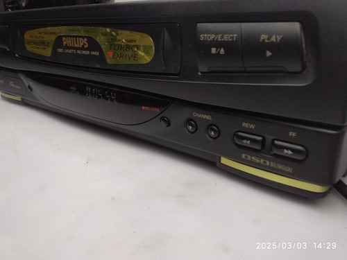 Video Cassete Philips Vr 456 Sem Controle (Usado)