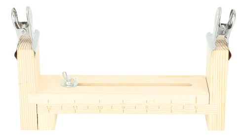 Plantilla De Pulsera De Madera Con Clips De Metal Ajustables