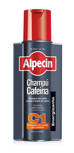Champú Anti Caída Cabello Calvicie Cafeína Alpecin Alemán C1