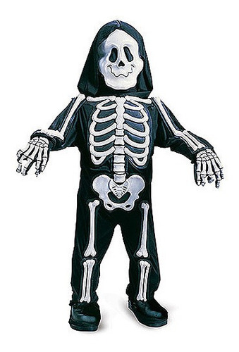 Disfraz Talla Large(4|6) Para Niño Esqueleto Halloween