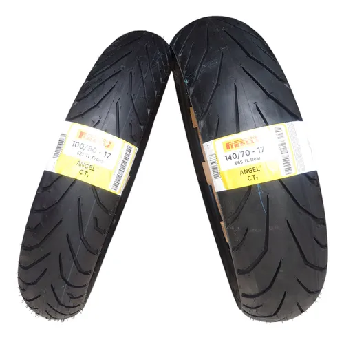 Pirelli Angel Ct 100/80-17 140/70-17 Mt15 Ns Apache 200