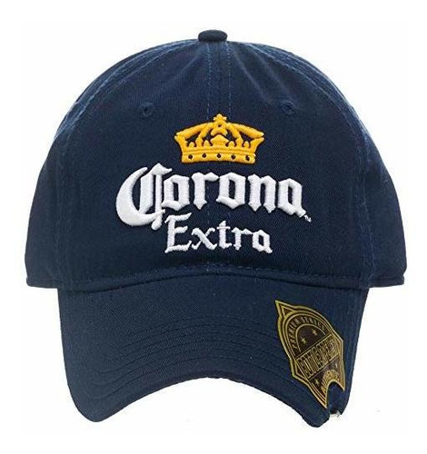 Corona Beer Crown Logo Sombrero Ajustable Azul