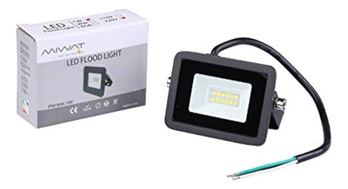 Proyector De Luz De Inundación Led Miheal Ultradelgado De 10