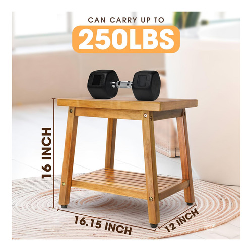 Silla De Taburete De Ducha Con Enkezi Impermeable Con De De
