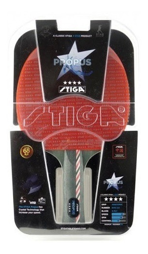 Paleta Ping Pong 4 Estrellas Stiga Propus Juego Tenis Mesa