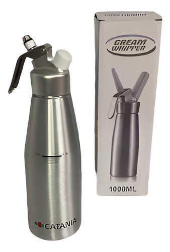 Cremera Sifon Para Crema 1 Litro Hermetica Acero Inoxidable