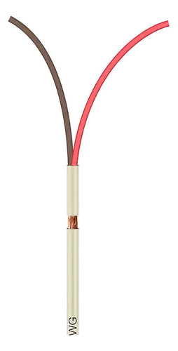 Cabo Manga 2x22 Awg - Com Blindagem Bege - 50 Metros