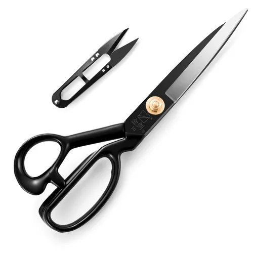 Sewing Scissors 10 Inch - Fabric Dressmaking Scissors Upholstery Office  Shears for Tailors Dressmakers, Best for Cutting Fabric Leather Paper Raw