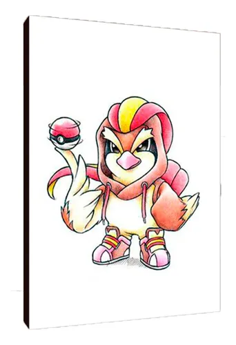 Cuadros Poster Pokemon Pidgeot Evolucion 40x60 (ppp 3)