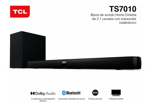 Soundbar 2.1 320w Tcl Ts7010 Bluetooth