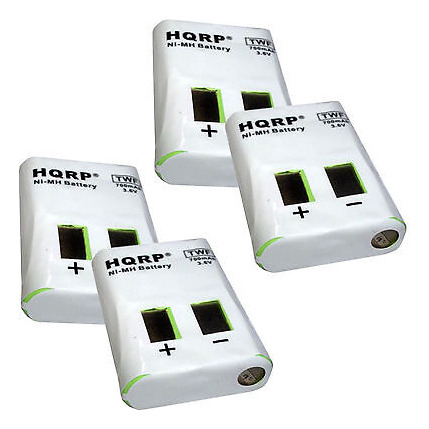 4-pack Hqrp Battery For Motorola M53617 53617 Mh230 Mh23 Ccl