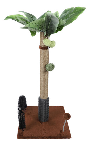 Sisal Cat Scratch Post Ball De 29,5 Polegadas De Altura