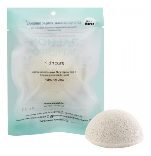 Konjac Esponja Natural Limpieza  Facial Blanca Piel Normal