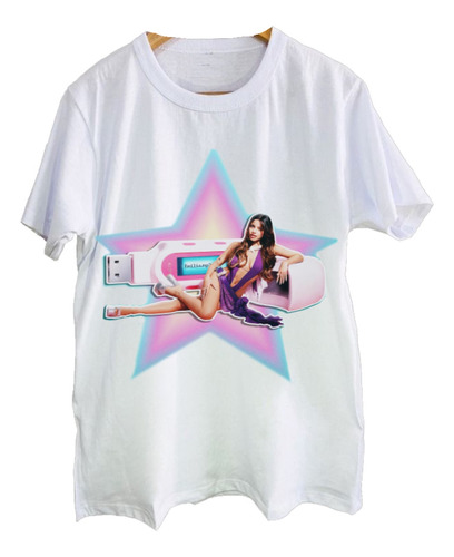 Remeras Estampadas Dtg Full Hd Emilia Mernes Mp3 Estrella Bl