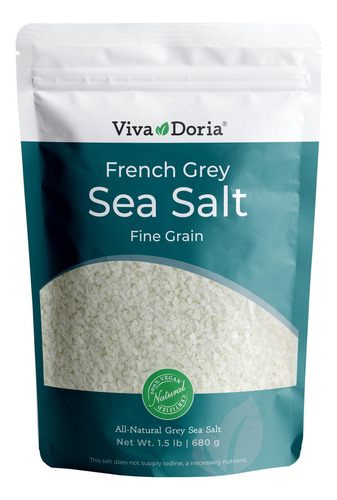 Sal Marina Francesa Gris Claro 680 Grams Ideal Para Cocina G