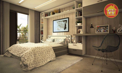 Imagem 9 de 30 de Cobertura À Venda, 370 M² Por R$ 3.845.000,00 - Canto Do Forte - Praia Grande/sp - Co0084