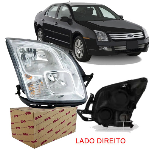 Farol Ford Fusion 2006 2007 2008 2009 Marca Tyc Lado Direito