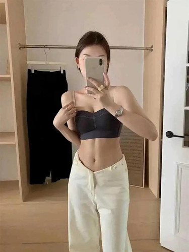 Ropa Interior De Mujer Con Sujetador Push Up Sin Tirantes Si