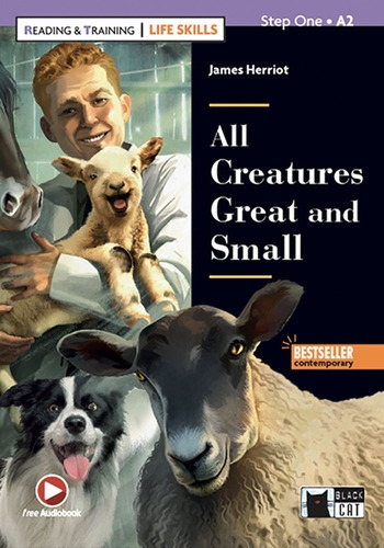 All Creatures Great And Small 1.a2 Reading & Training Life Skills, De Herriot, James. Editorial Vicens Vives/black Cat, Tapa Blanda En Inglés Internacional