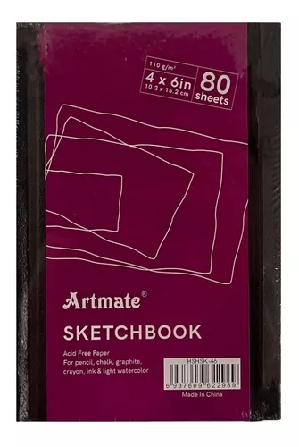 Cuaderno de dibujo/Block dibujo/Liso/A4,29,7x21cm/20 hojas,100 gr/Gold –  LIMÓN ARTES