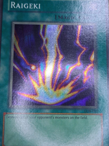 Yugioh Raigeki Lob-053 Original Super Rare English Cambio