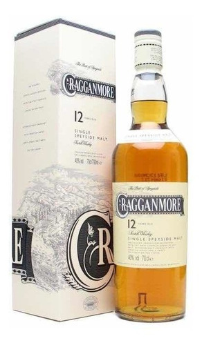 Imagen 2 de 2 de Whisky Cragganmore 12 Años Single Malt 750cc Speyside