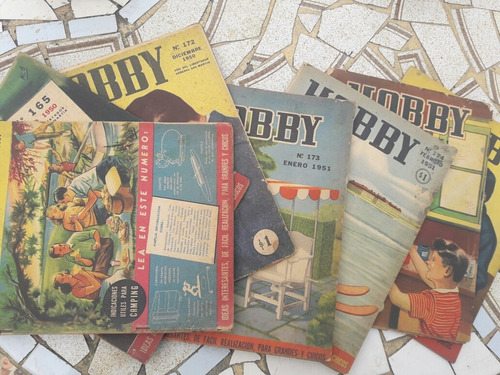 Lote 7 Revistas Hobby 1950 S