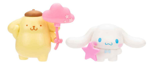 2 Bonecas Cinnamoroll E Pompompurin Estrela Rosa Hello Kitty