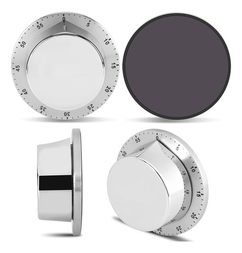 Temporizador De Cocina Mecánico Manual Con Base Magnética C