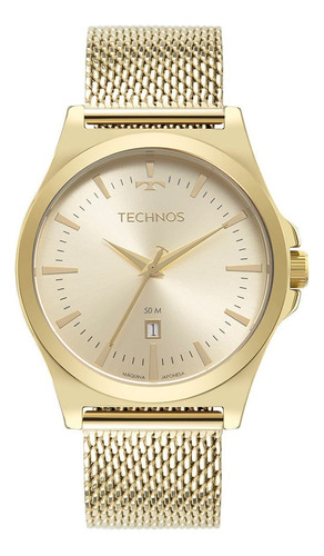 Relógio Technos Masculino Steel Dourado - 2115mzb/1d