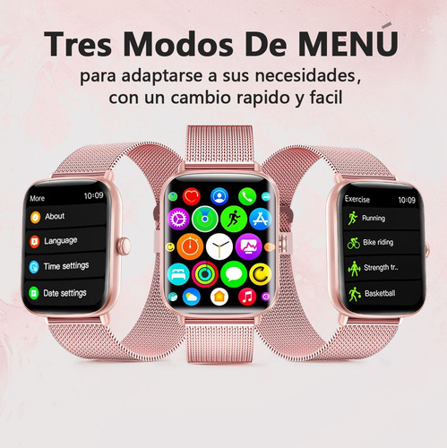 Bluetooth Sport Smart Watch Mujer Smartband Hombre Impermeab