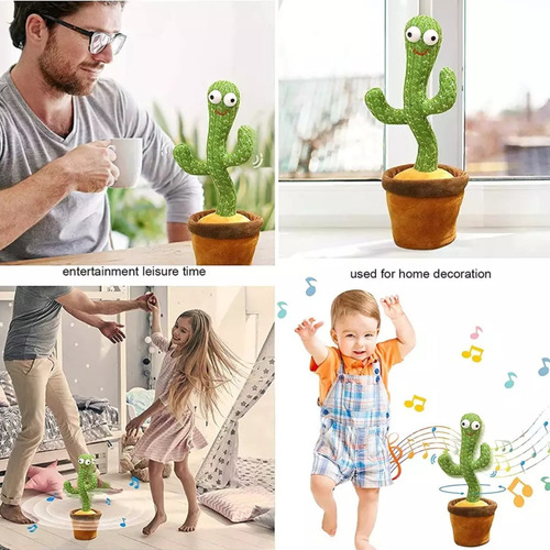Cactus Bailarín Imita Canta Repite Voz Xxl