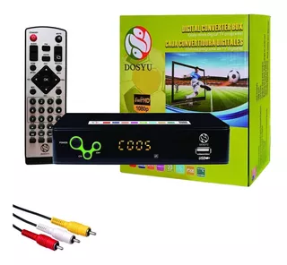 Decodificador Convertidor Digital 02 Tv 1080p Full Hd 28 Pzs