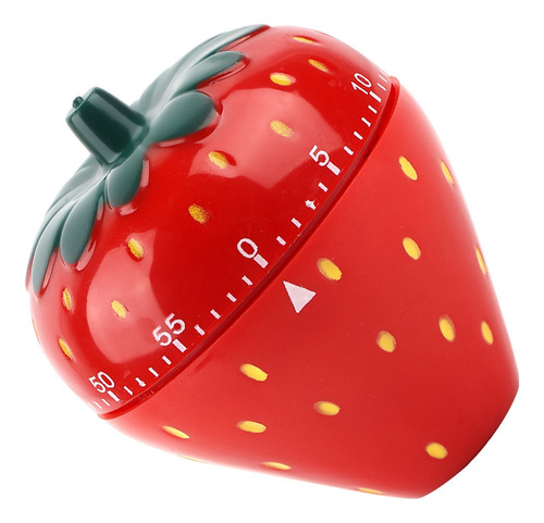 Cronómetro De Cocina De 60 Minutos Con Forma De Fresa