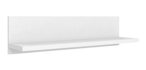 Estante Repisa Flotante Mdf Rectangular Blanco 90x22x23cm Bk