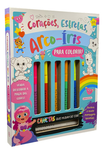 Colored Mania: corazones, estrellas y arcoíris: ¡para colorear con bolígrafos que cambian de color!