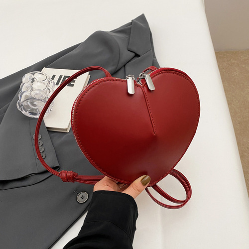 Yi Bolso Bandolera Con Forma De Corazón De Poliuretano For