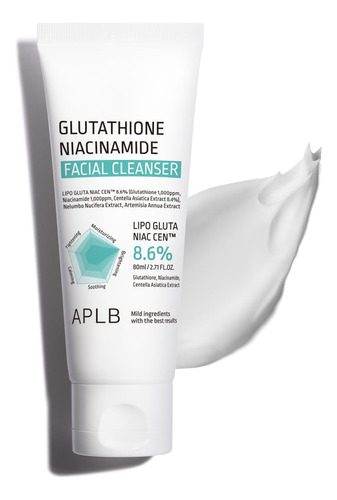 Aplb Limpiador Facial De Niacinamida Glutation | Lipo Gluta 